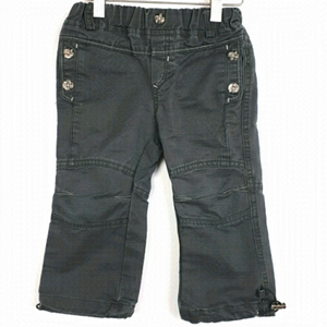 Boys Midweight Cotton Pant Dark Grey Size 4